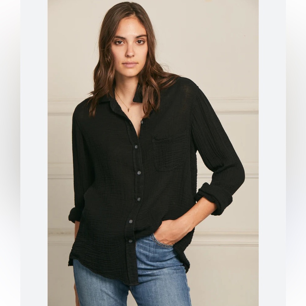 FÉLICITÉ Boyfriend Gauze Top